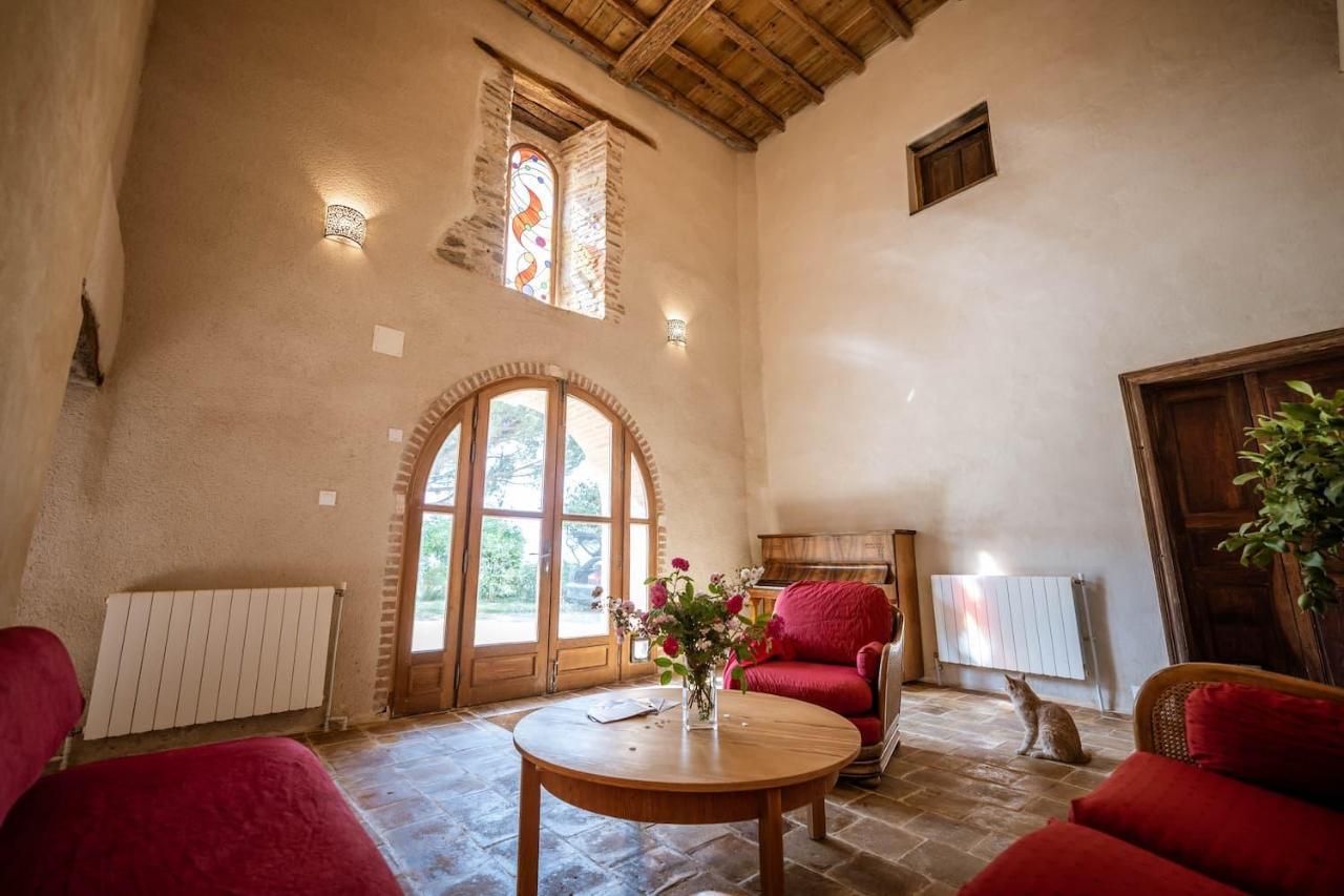Chambres Et Table D'Hotes - Les Jardins De La Longagne Saussenac Exteriér fotografie